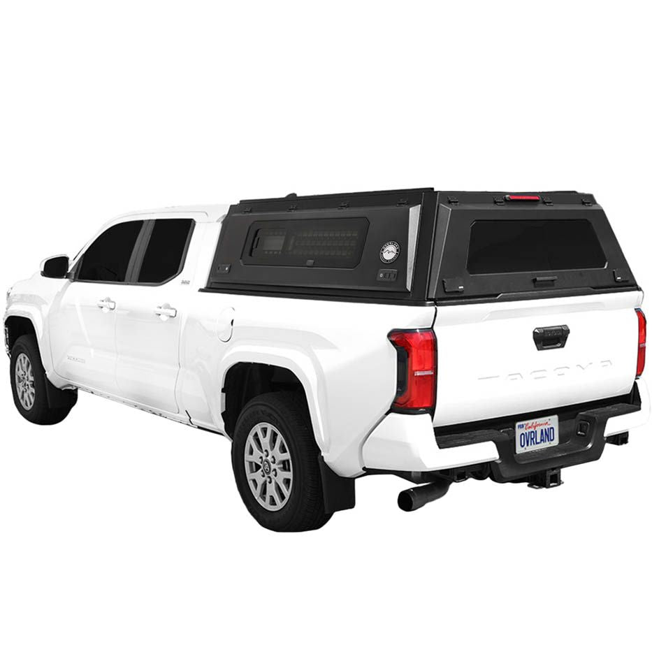 OVS Expedition PRO+ Stainless Steel Truck Cap with Full Windows for 2024-2026 Toyota Tacoma 5ft