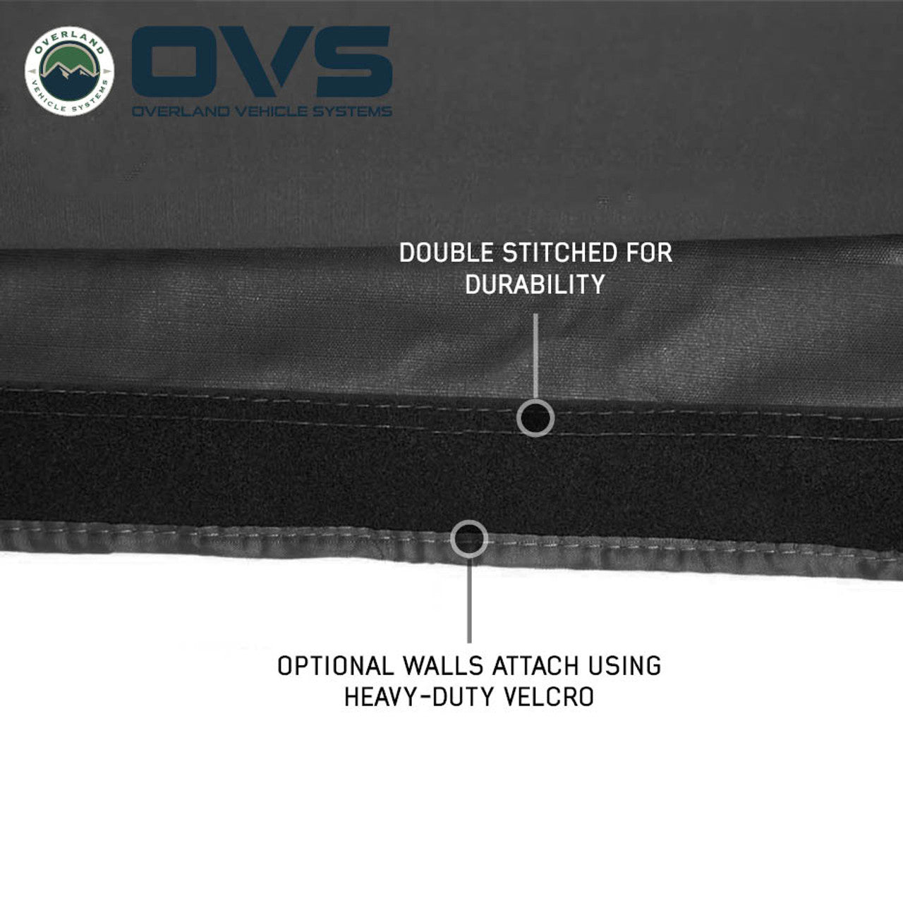 OVS XD Nomadic 180 LTE Awning – Compact 180° Overland Shade Shelter