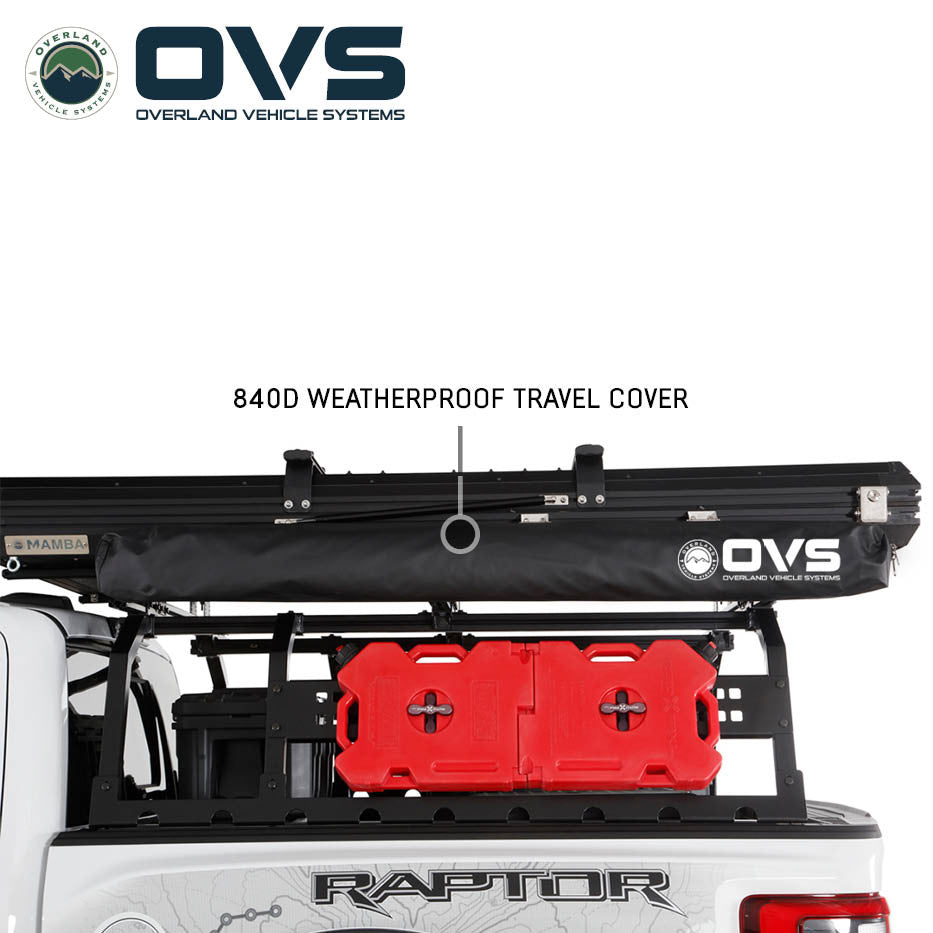 OVS XD Nomadic 180 LTE Awning – Compact 180° Overland Shade Shelter
