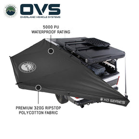 OVS XD Nomadic 180 LTE Awning – Compact 180° Overland Shade Shelter