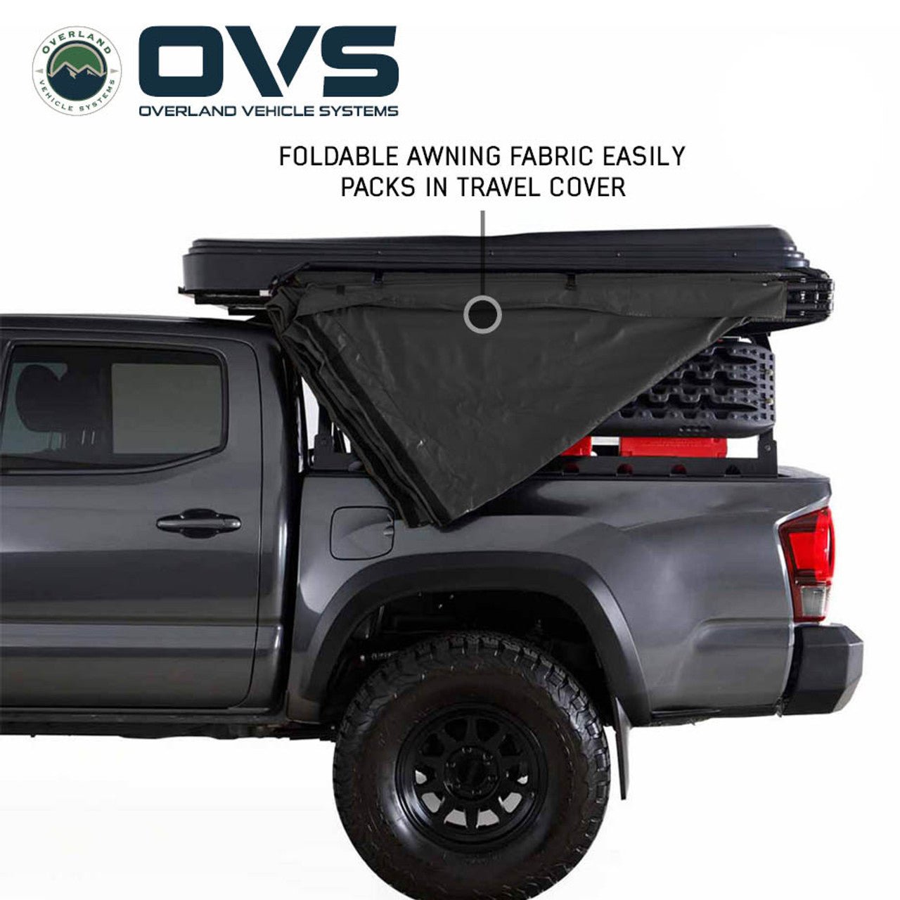 OVS XD Nomadic 270 LTE Awning – 270° Compact Overland Shade Shelter