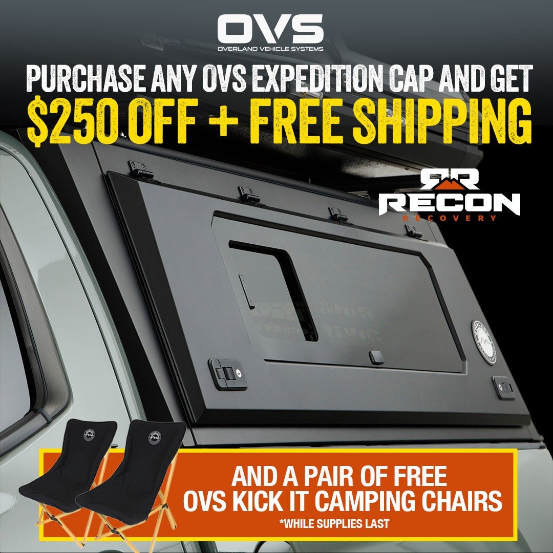 OVS Expedition PRO+ Stainless Steel Truck Cap with Full Windows for 2019-2026 GMC Sierra 1500