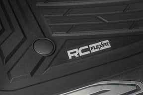 Rough Country Flex-Fit Floor Mats for 2019-2026 Chevy/GMC 1500 & 2500HD/3500HD