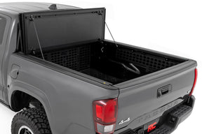 Rough Country Hard Tri-Fold Flip Up Bed Cover for 2005-2015 Toyota Tacoma