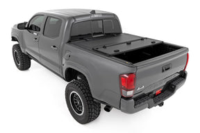 RC Aluminum Tri Fold Low Profile Tonneau Cover for 2005-2015 Toyota Tacoma - Recon Recovery