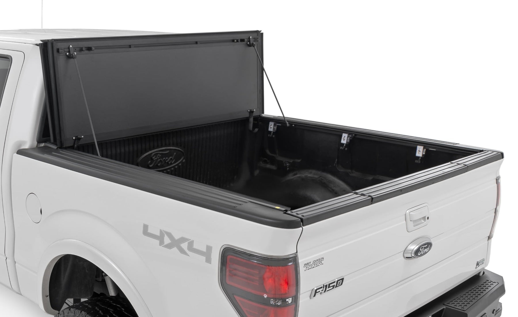 Rough Country Hard Tri-Fold Flip Up Bed Cover for 2004-2014 Ford F-150