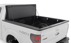 Rough Country Hard Tri-Fold Flip Up Bed Cover for 2004-2014 Ford F-150