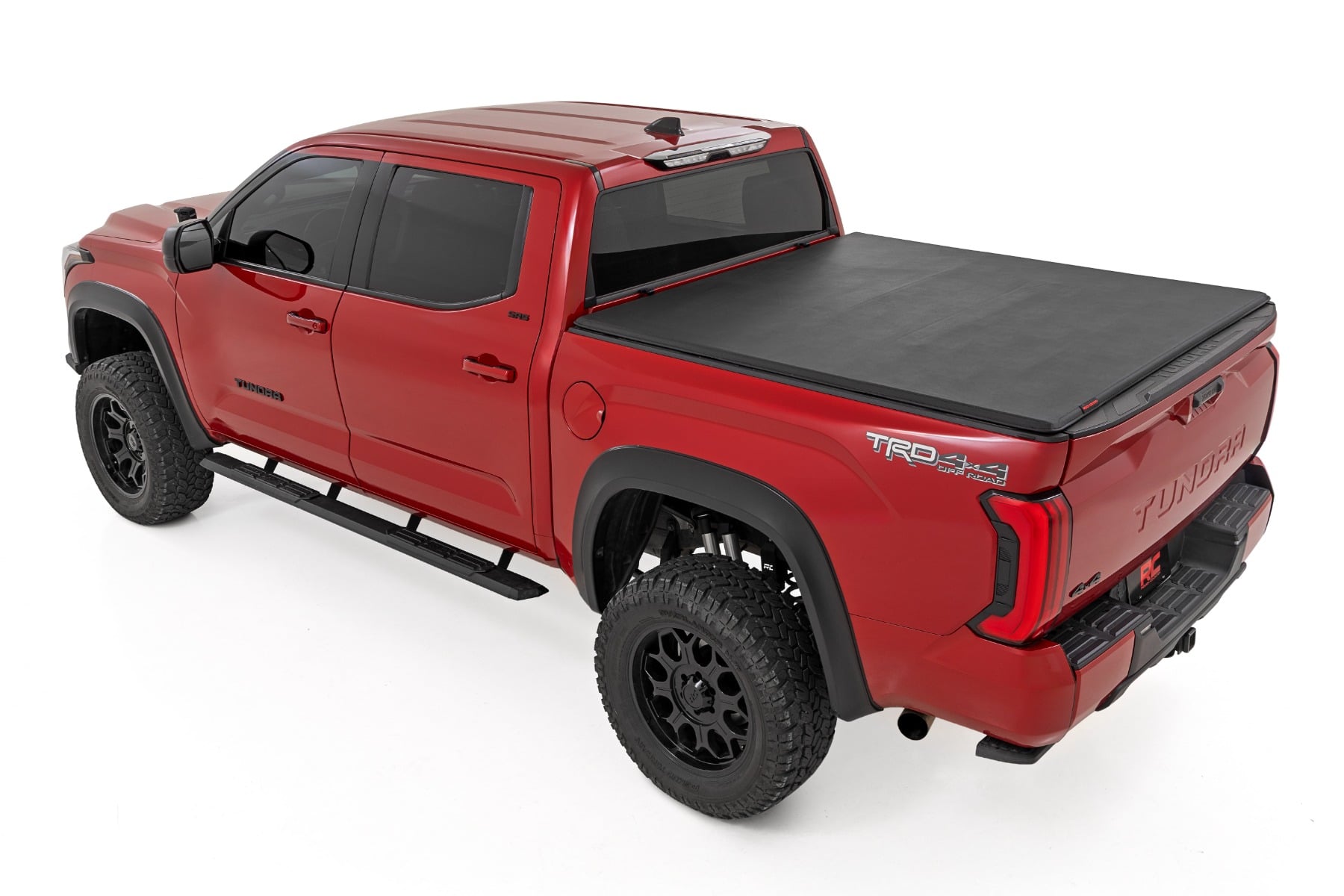 Rough Country Soft Tri-Fold Bed Cover for 2022-2026 Toyota Tundra