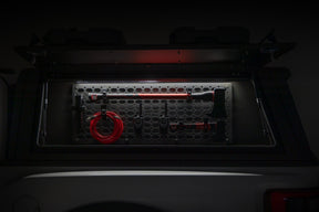 RC Modular Bed Cap Molle Panel & Storage Bin Accessory (Driver Side) + LED Lighting - Recon Recovery