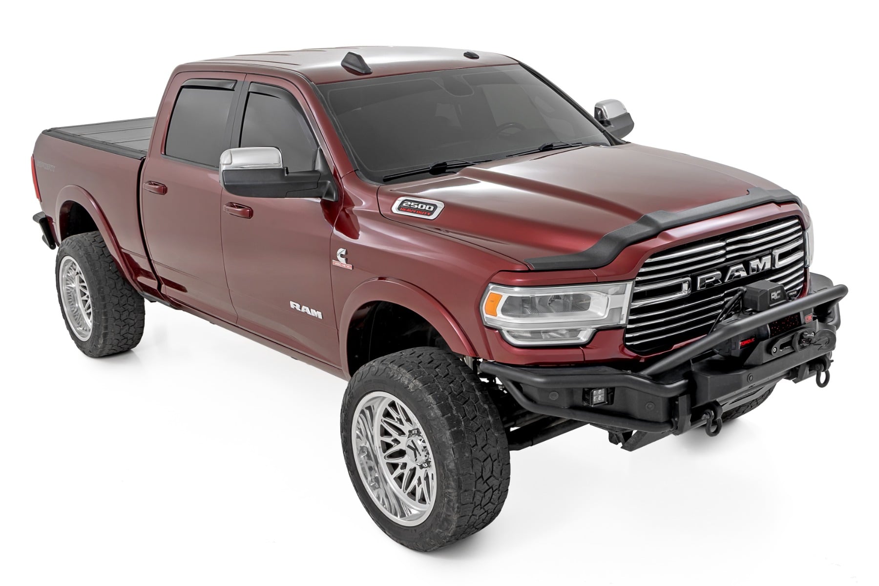 Rough Country No Drill Hood Protector for 2019-2026 Ram 2500 & 3500