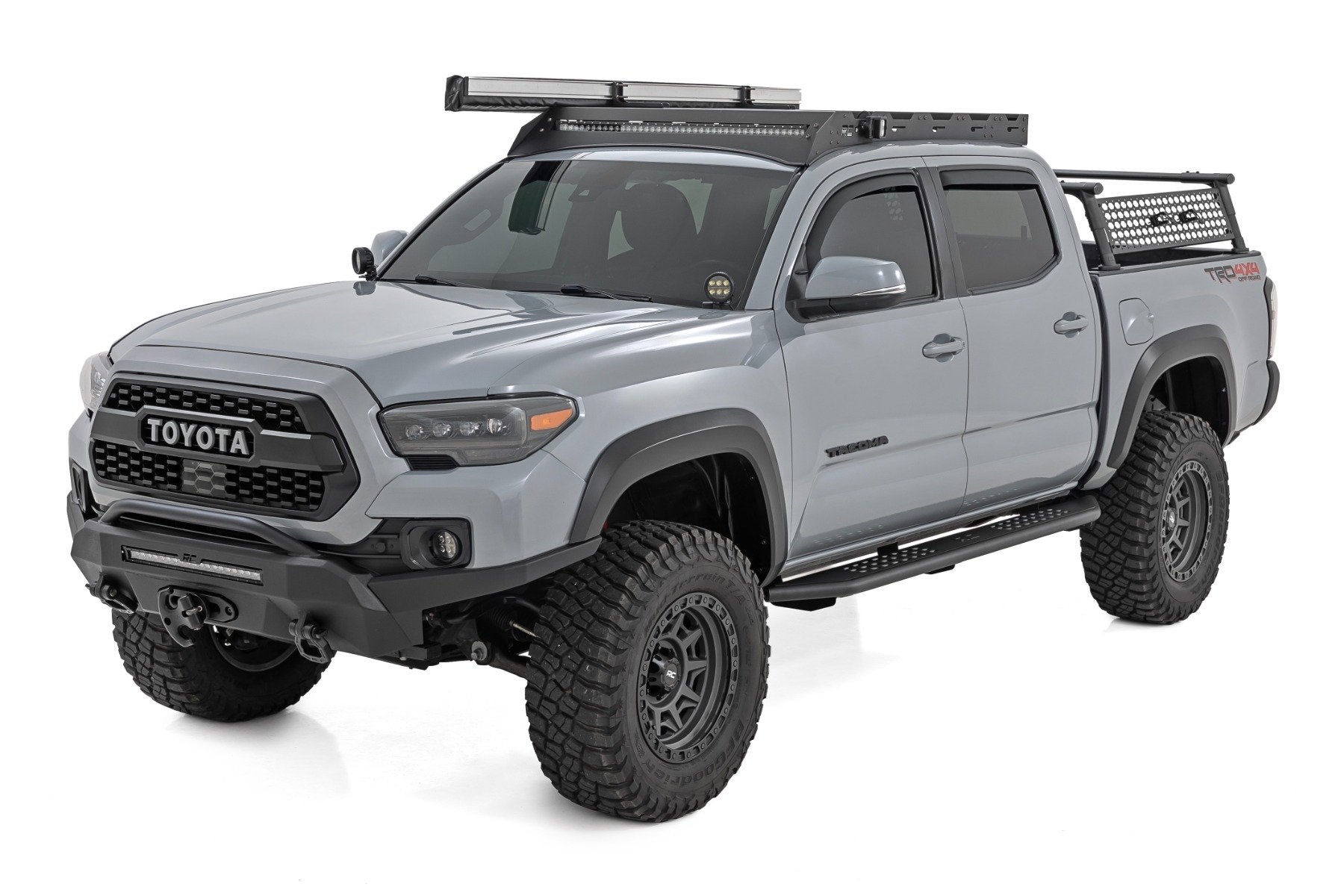 Rough Country OV2 Running Boards – Toyota Tacoma (2016-2023) Crew Cab