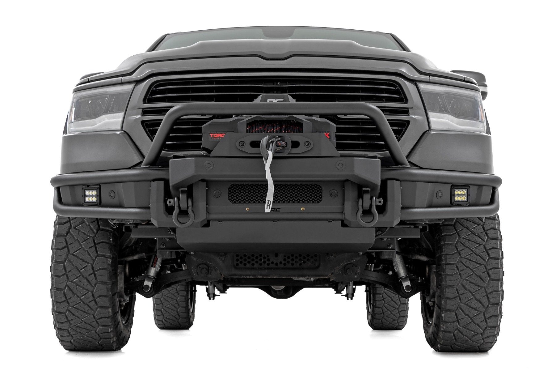 RC Tubular High Clearance Baja Front Bumper for 2019-2024 Ram 1500 - Recon Recovery