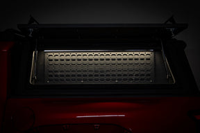 Rough Country Bed Cap Molle Panel Storage Bin + LED Lighting | 2016–2026 Toyota Tacoma