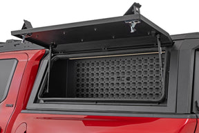 Rough Country Bed Cap Molle Panel Storage Bin + LED Lighting | 2016–2026 Toyota Tacoma