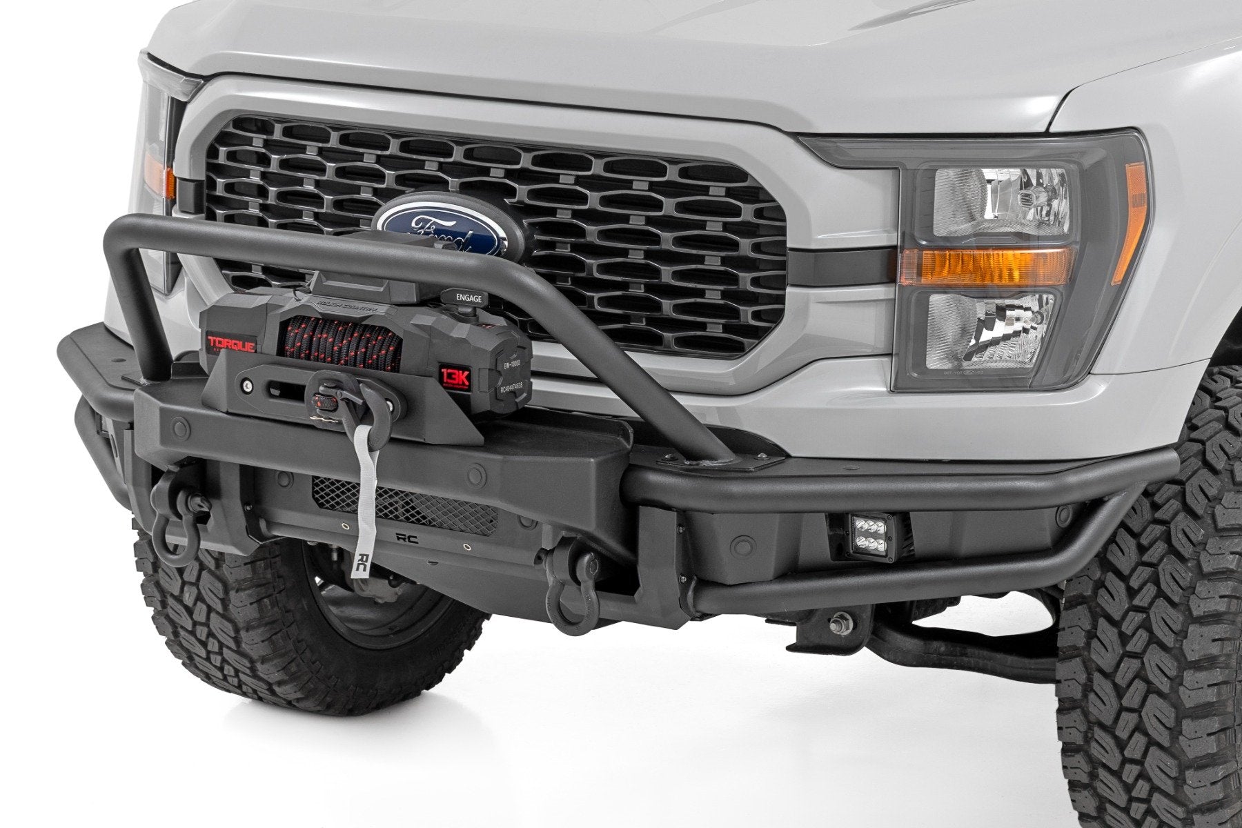 RC Tubular High Clearance Baja Front Bumper for 2021-2023 Ford F-150 - Recon Recovery