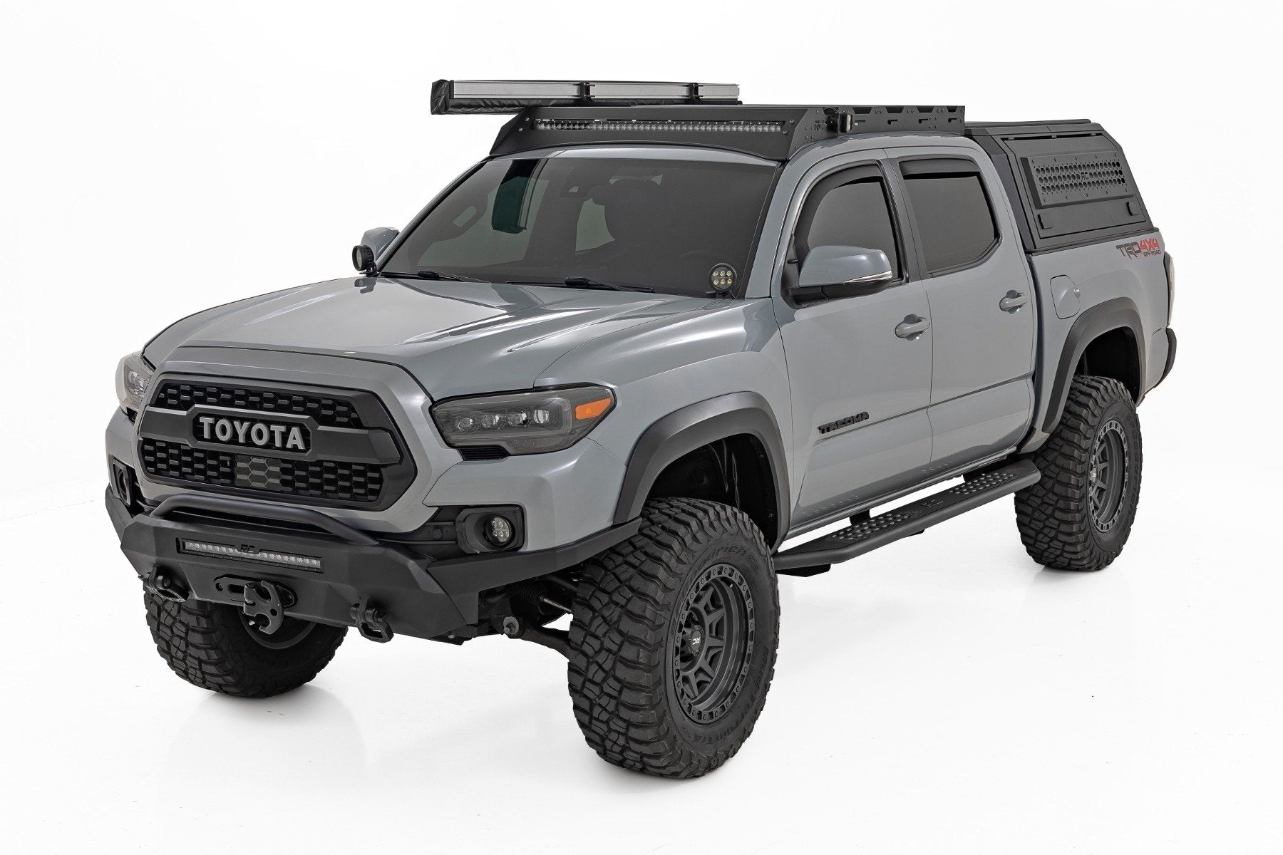 Rough Country Modular Stainless Steel Bed Cap for 2016-2023 Toyota Tacoma 5′ Bed