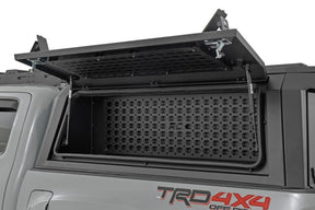 Rough Country Bed Cap Molle Panel Storage Bin + LED Lighting | 2016–2026 Toyota Tacoma