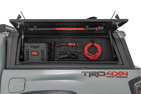 Rough Country Bed Cap Molle Panel Storage Bin + LED Lighting | 2016–2026 Toyota Tacoma