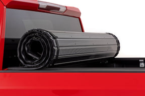 Rough Country Hard Roll up Tonneau Cover for 2019-2026 GM Silverado Sierra 1500 - Recon Recovery