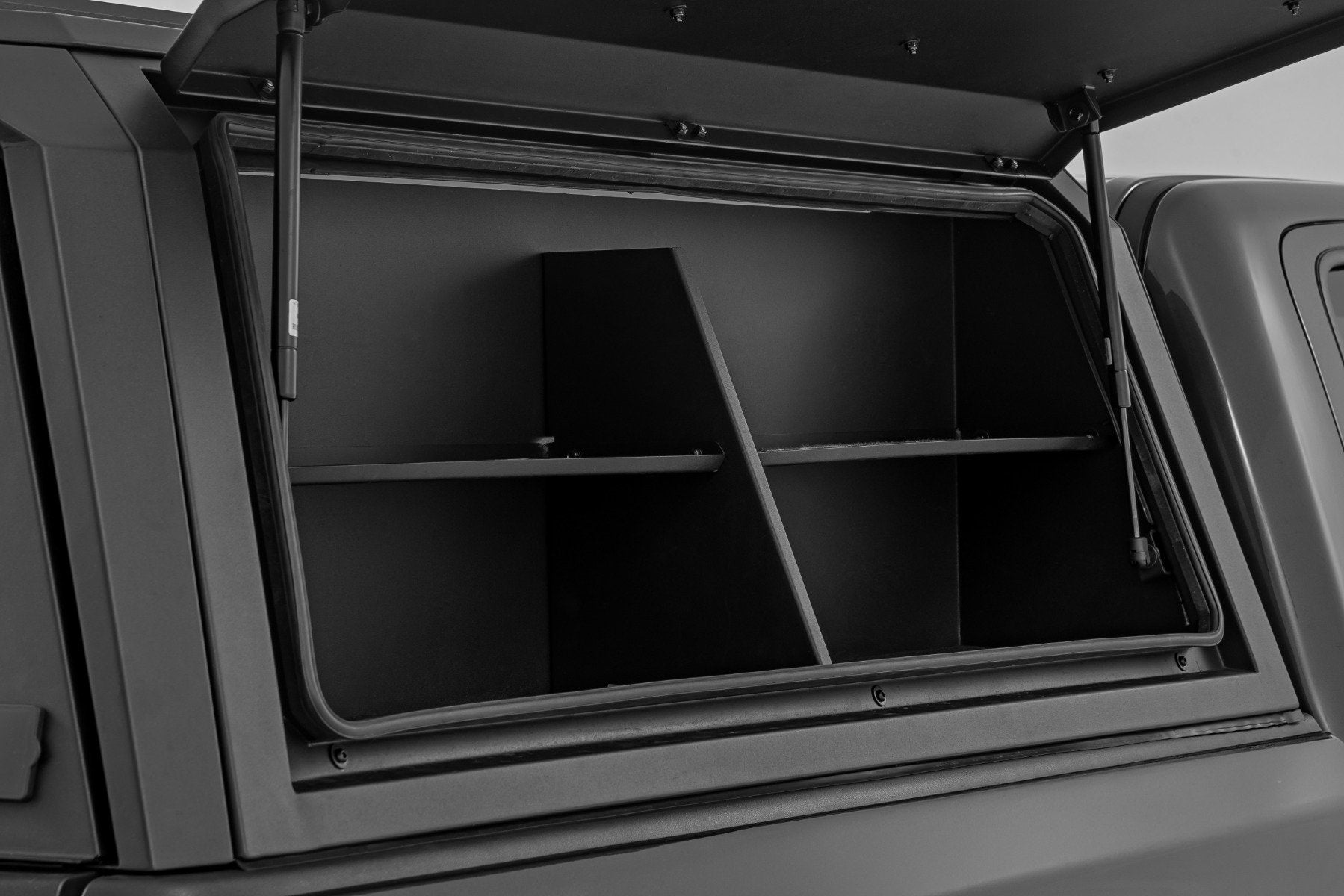 RC Modular Bed Cap Storage Bin Accessory (Passengers Side) + LED Lighting - Recon Recovery