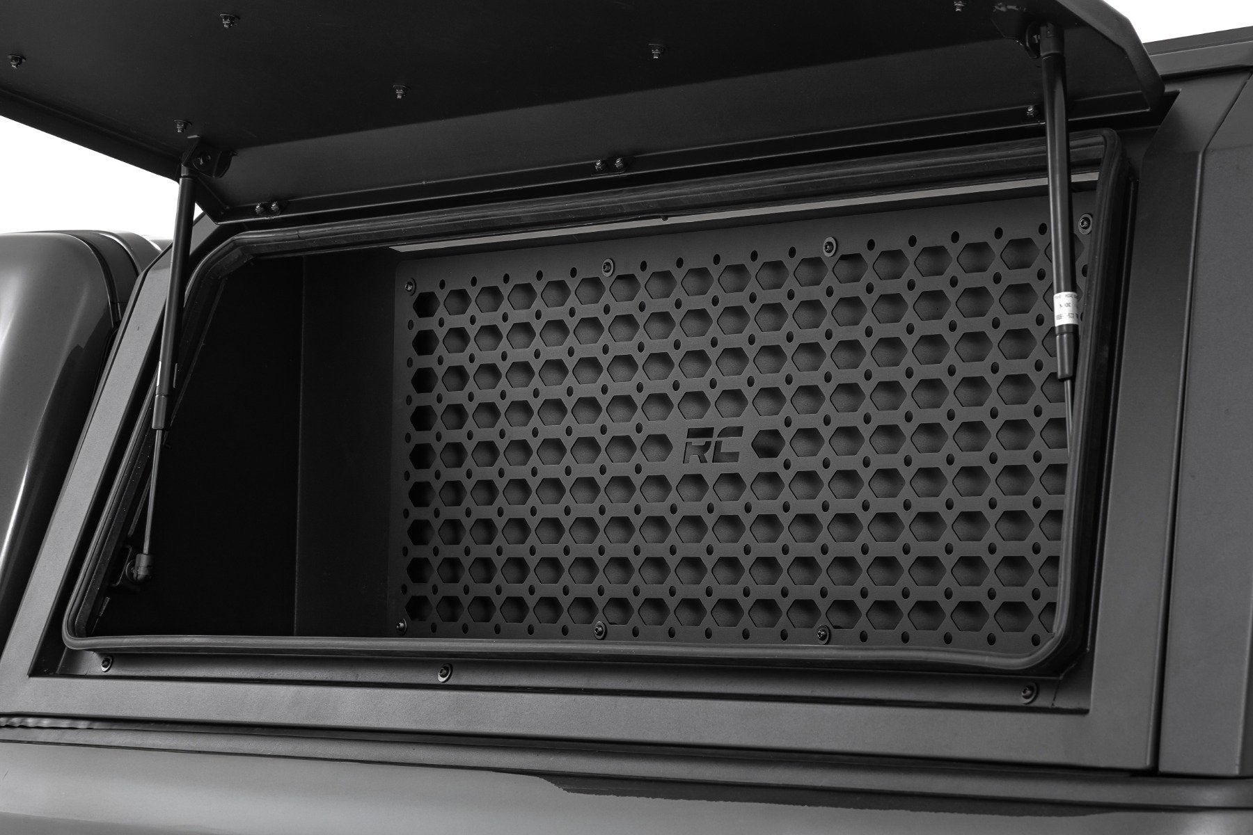 RC Modular Bed Cap Molle Panel & Storage Bin Accessory (Driver Side) + LED Lighting - Recon Recovery