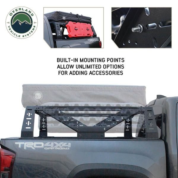 OVS Mid Height Overland Bed Rack for All Full Size Trucks Universal Fitment - Recon Recovery