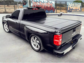 BAK Industries G2 Hard Tri Fold Tonneau for 2014-2019 GM Silverado Sierra 2500 3500 8ft Bed