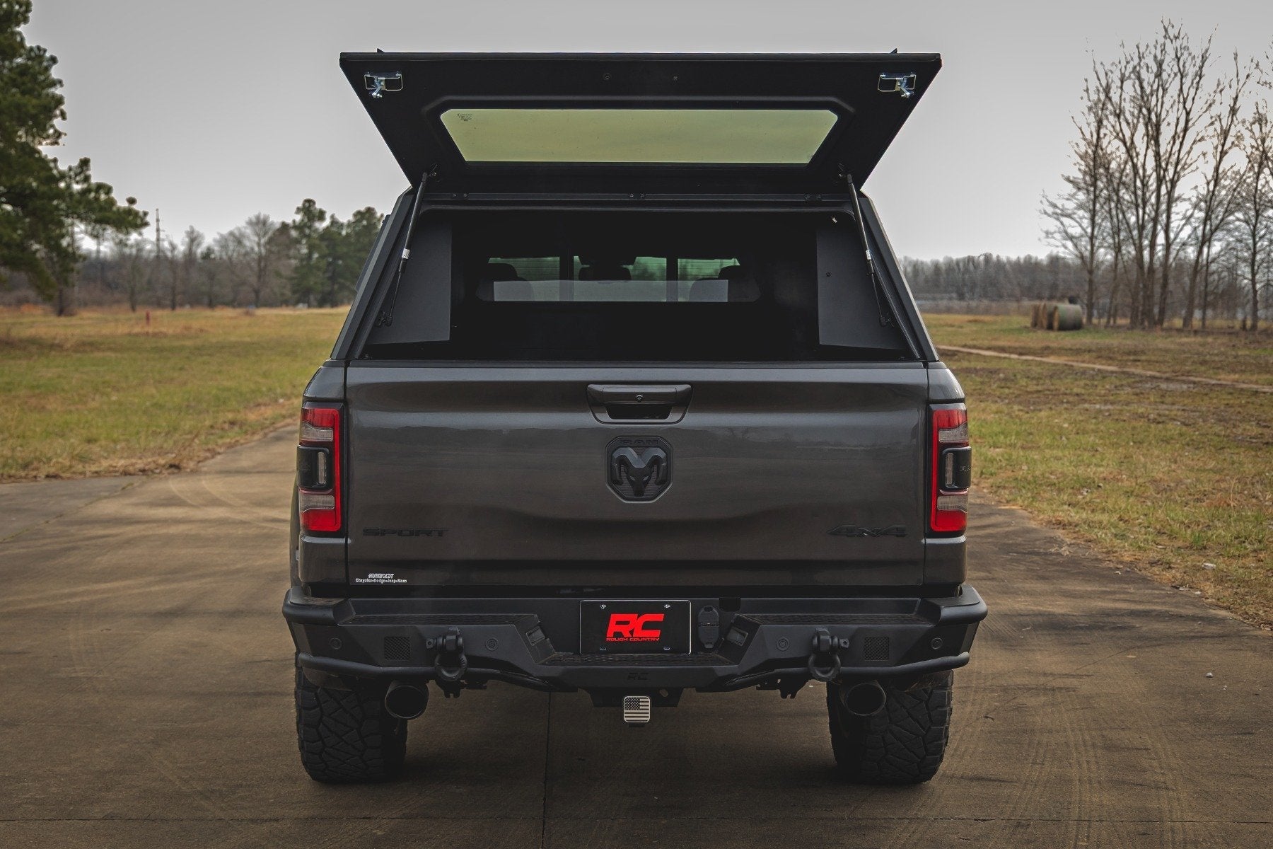 RC Modular Bed Cap Storage Bin Accessory (Passengers Side) + LED Lighting - Recon Recovery