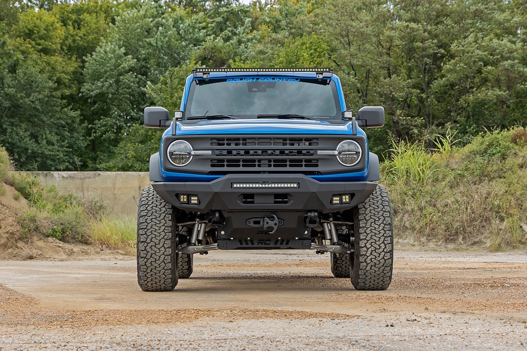Rough Country Hidden Winch Mount for 2021-2026 Ford Bronco