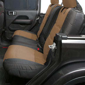 Smittybilt GEN2 Tan Neoprene Seat Cover Set Front & Rear For 2020-2025 Jeep Gladiator JT - Recon Recovery