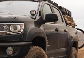 Low Profile Ditch Light Mounting Brackets For 2015-2022 Chevy Colorado GMC Canyon