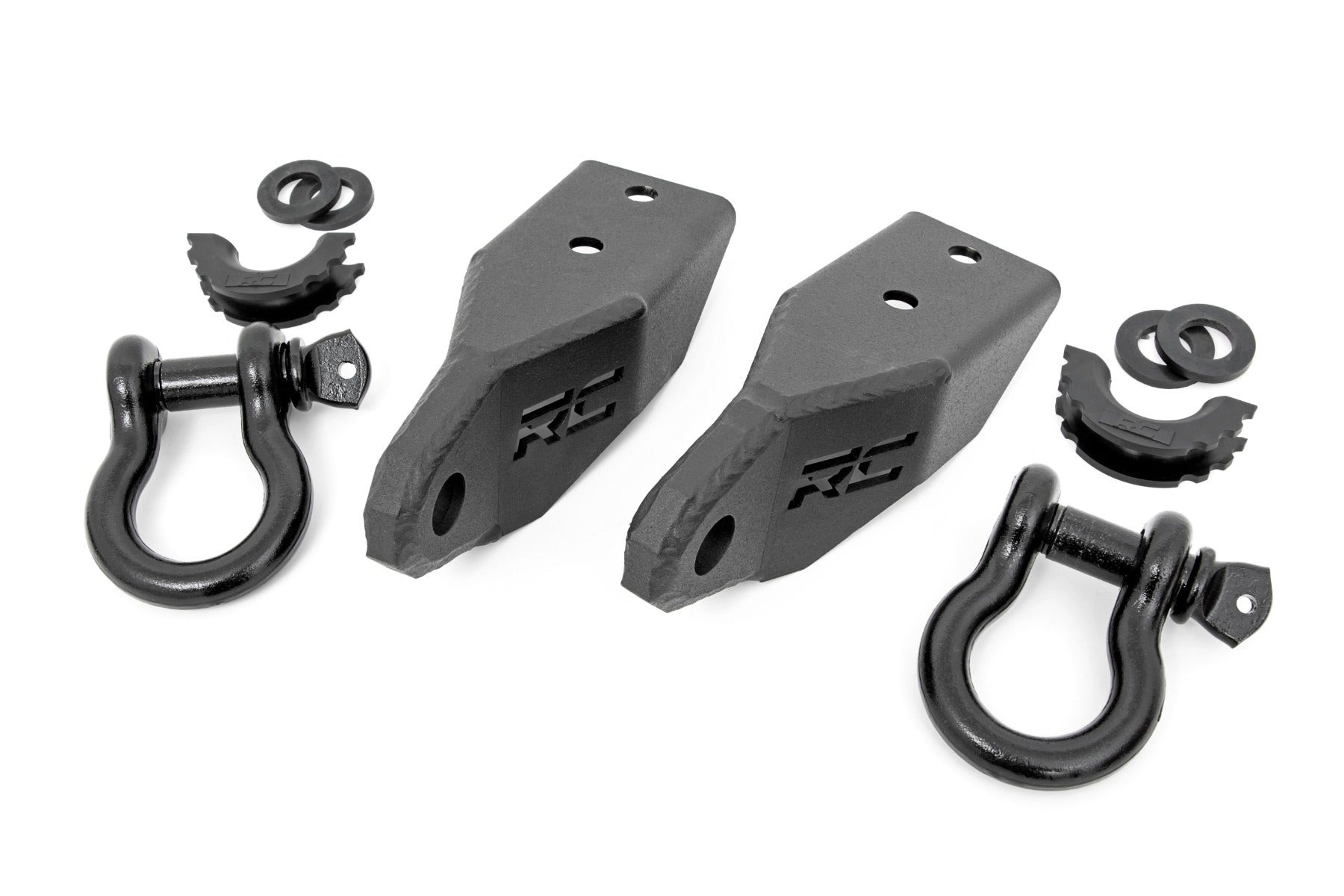 Rough Country Tow Hook Brackets for 2007-2021 Toyota Tundra