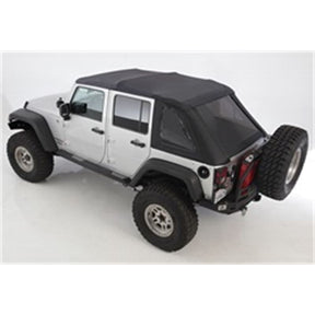 Smittybilt Bowless Combo Top & Tinted Windows For 2007 - 2018 Jeep Wrangler JK 4 Door- Recon Recovery