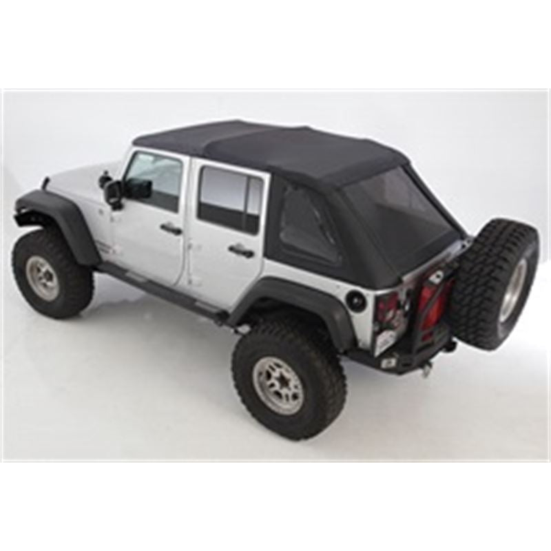 Smittybilt Bowless Combo Top & Tinted Windows For 2007 - 2018 Jeep Wrangler JK 4 Door- Recon Recovery