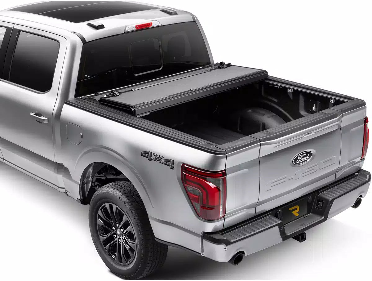BAK Industries MX4 Hard Tri Fold Tonneau for 2014-2019 GM Silverado Sierra 2500 3500 8ft Bed