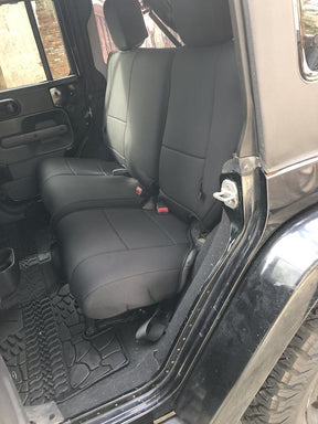 Smittybilt Neoprene Seat Covers Front & Rear For 2010-2018 Jeep Wrangler JK 4 Door - Recon Recovery
