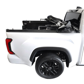 Explorer Soft Shell Foldable Bed Cap for 2022-2026 Toyota Tundra 5.5′ Bed -Black Diamond
