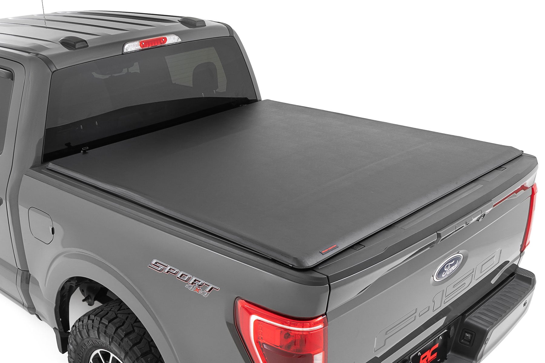 Rough Country Soft Roll Up Bed Cover for 2015-2026 Ford F-150 & F-150 Lightning/Raptor