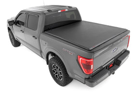 Rough Country Soft Roll Up Bed Cover for 2015-2026 Ford F-150 & F-150 Lightning/Raptor