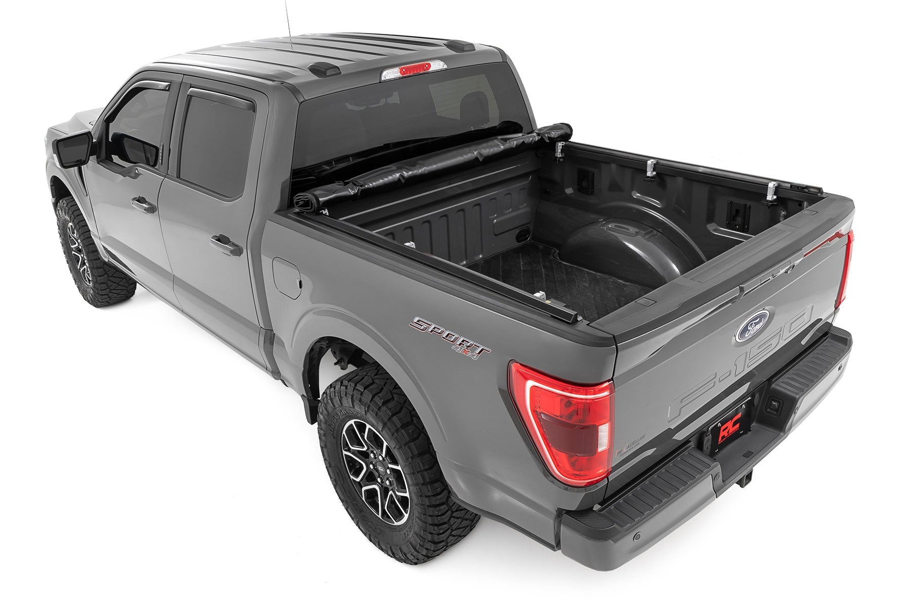Rough Country Soft Roll Up Bed Cover for 2015-2026 Ford F-150 & F-150 Lightning/Raptor