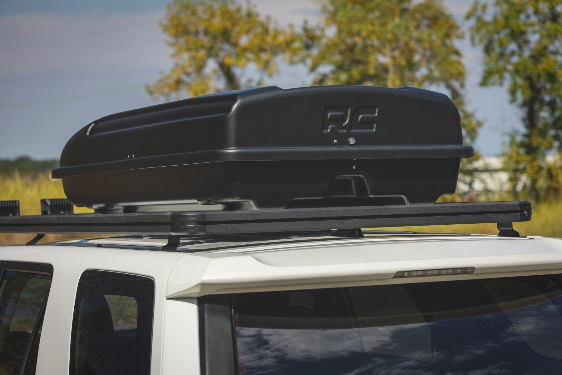 Rough Country Rooftop Cargo Storage Box MADE IN USA | 14.46 Cu Ft Lockable Roof Storage