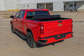 Rough Country Hard Roll up Tonneau Cover for 2019-2026 GM Silverado Sierra 1500 - Recon Recovery