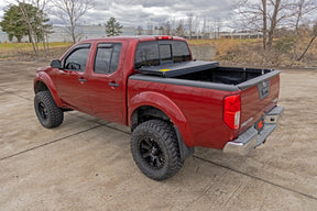 Rough Country Hard Fold Aluminum Tonneau Cover for 2005-2021 Nissan Frontier 5' Bed