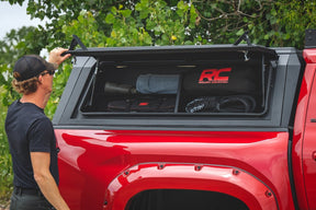 Rough Country Bed Cap Side Shelf Bin | Passenger Side | 2016–2026 Toyota Tacoma