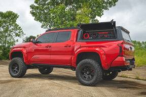 Rough Country Bed Cap Molle Panel Storage Bin + LED Lighting | 2016–2026 Toyota Tacoma