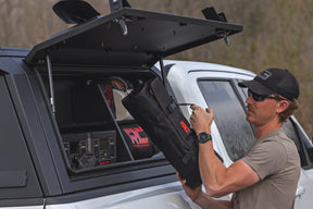 RC Modular Bed Cap Storage Bin Accessory (Passengers Side) + LED Lighting - Recon Recovery
