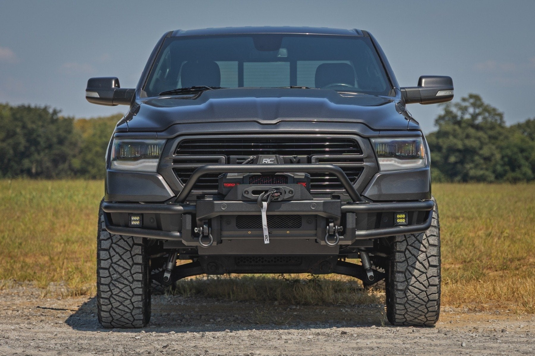 RC Tubular High Clearance Baja Front Bumper for 2019-2024 Ram 1500 - Recon Recovery