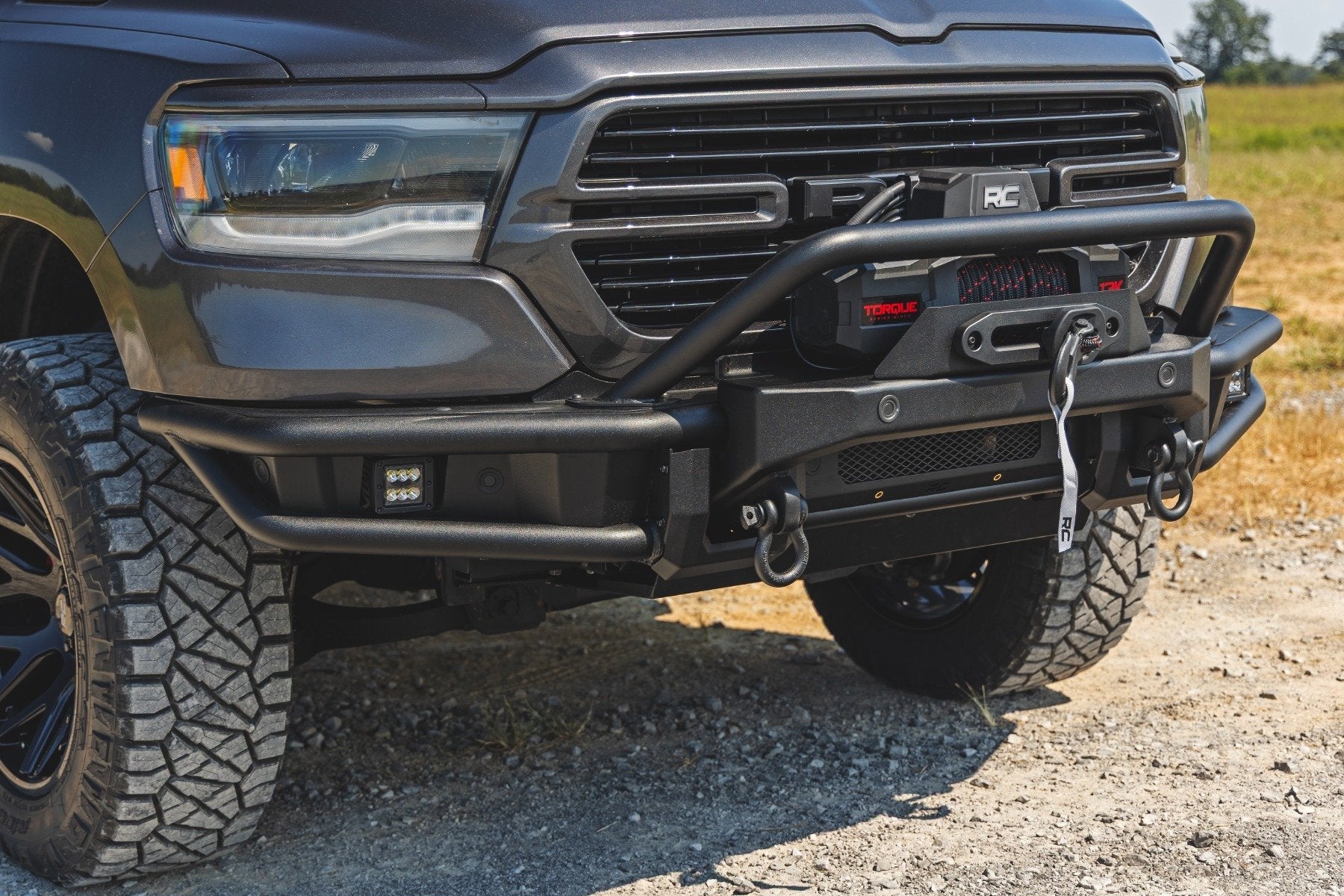 RC Tubular High Clearance Baja Front Bumper for 2019-2024 Ram 1500 - Recon Recovery