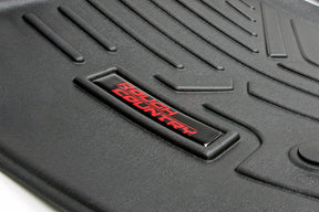 Rough Country Floor Mats | Front & Rear | Over Hump | Crew Cab | Chevy/GMC 1500/2500HD/3500HD 2WD/4WD