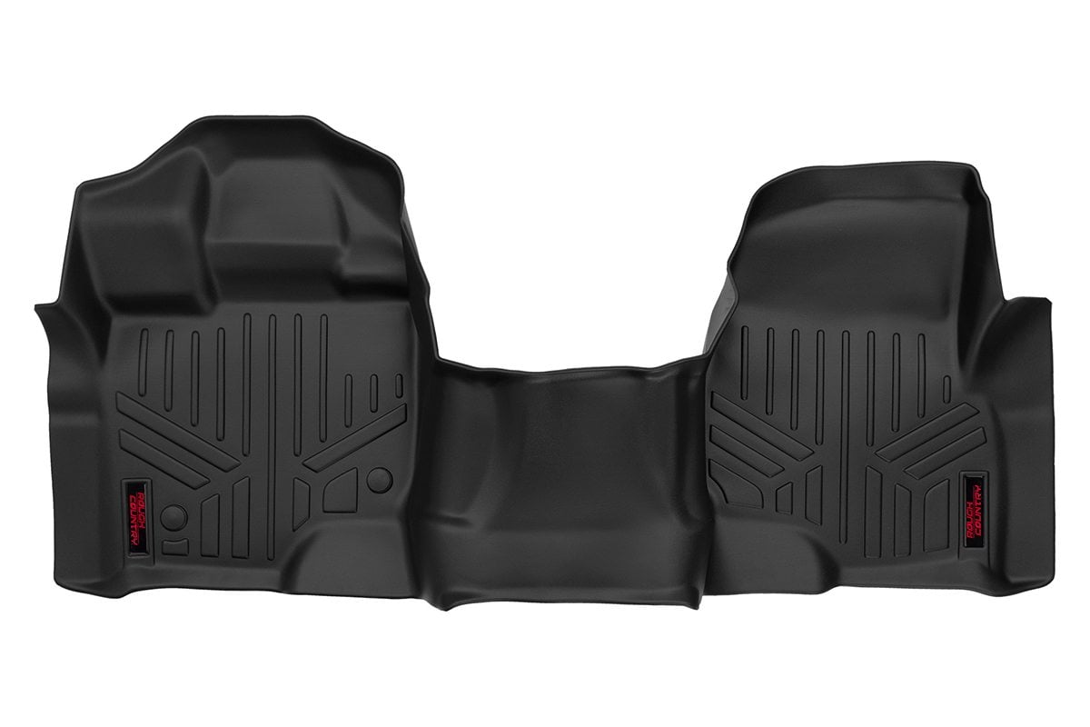 Rough Country Floor Mats Liners 2015-2025 Ford F-150 / Raptor / Lightning Crew Cab